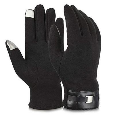 touch screen leather driving gloves ,ladies men winter warm touch screen leather driving gloves