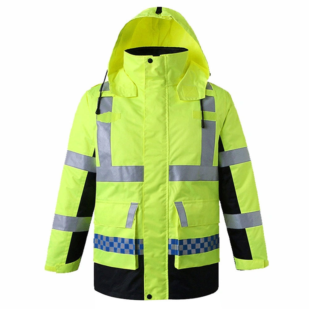 High Quality Hi Vis Reflective Safety Hoodie Safety Fleece Jacket Hi-vis Safety Fleece Jackets reasonable price