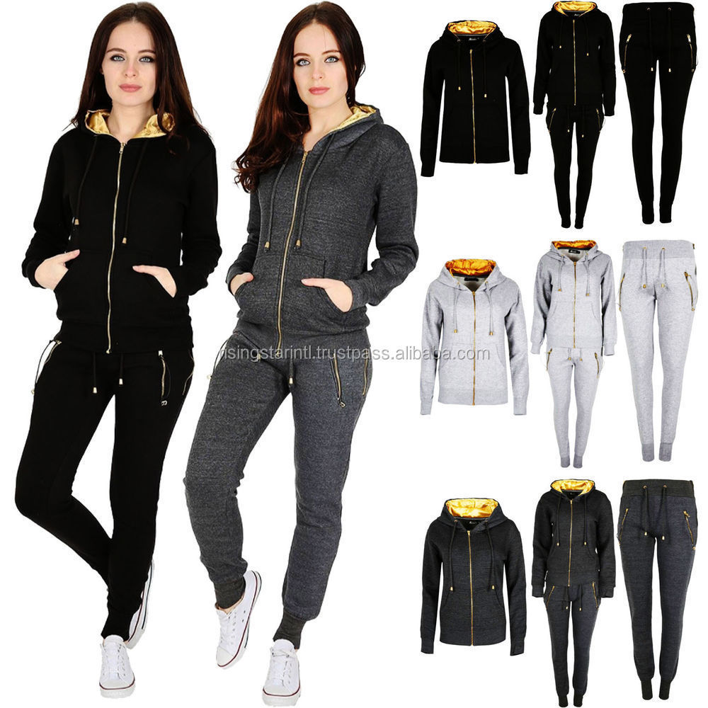 sexy sports track sweat suit women track suit