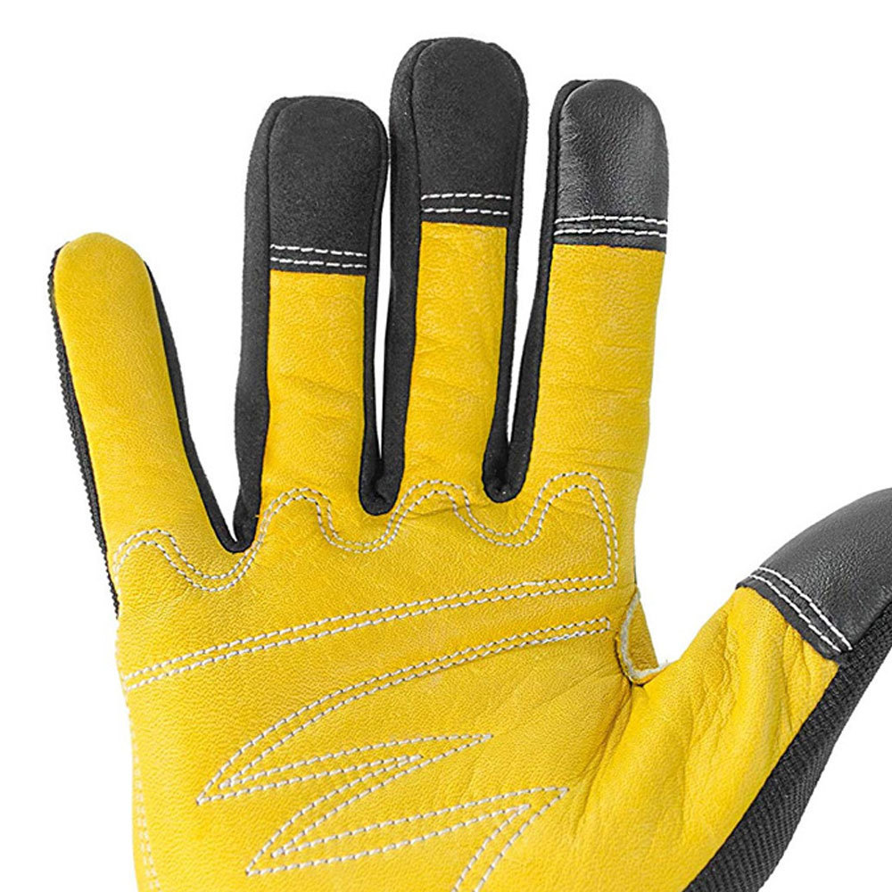 New arrival 2024 Safety Gloves Work Gloves made of cow split leather with Index finger Reinforced palm Working Gloves OEM