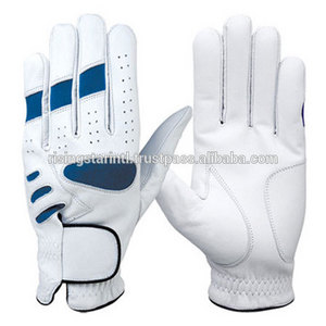 wholesale custom logo leather golf gloves