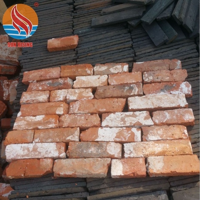 Exterior Wall Decorative Reclaimed Brick Real Old Antique Thin Brick Veneer Tiles