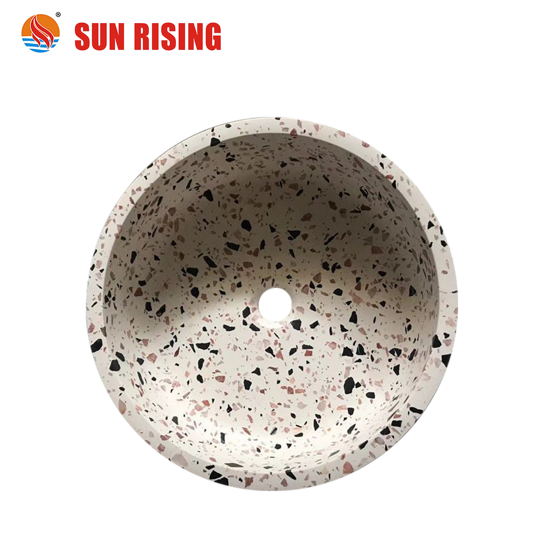 Popular Artificial Stone Terrazzo  Sink Terrazzo Slab Flooring for Bathroom Wash Basin