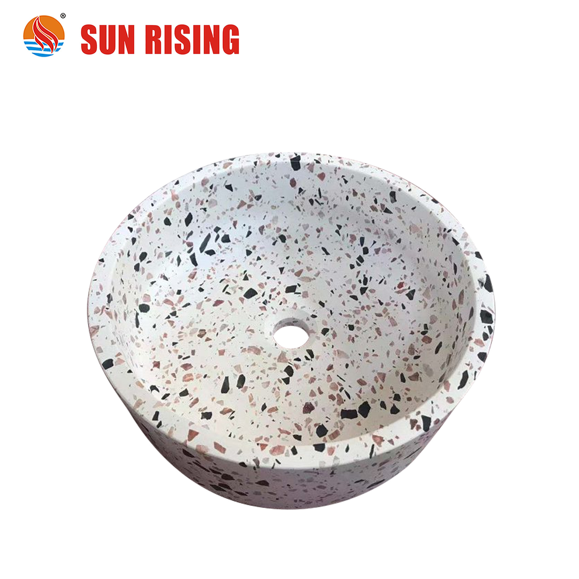 Popular Artificial Stone Terrazzo  Sink Terrazzo Slab Flooring for Bathroom Wash Basin