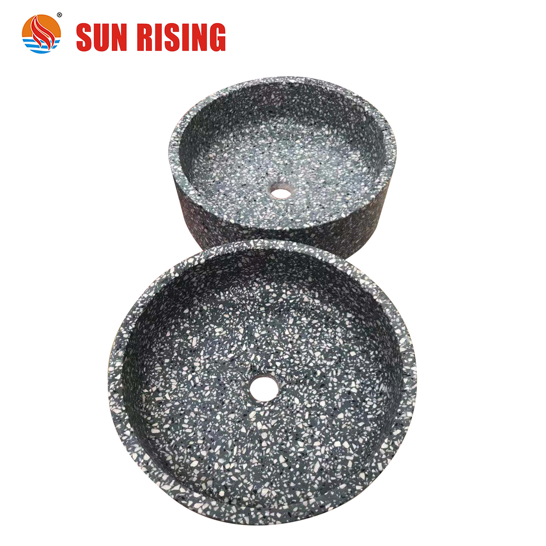 Popular Artificial Stone Terrazzo  Sink Terrazzo Slab Flooring for Bathroom Wash Basin