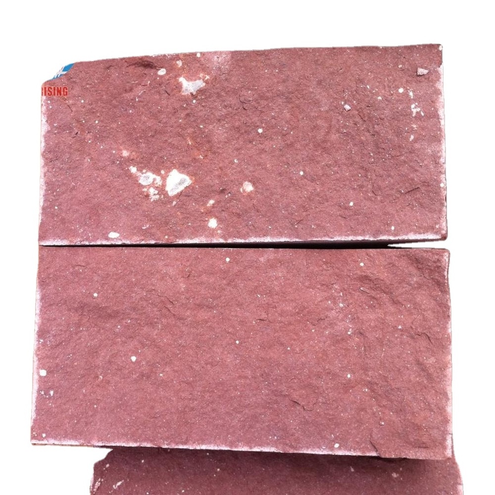 Own Quarry Natural Red Sandstone Mushroom Stone for Wall