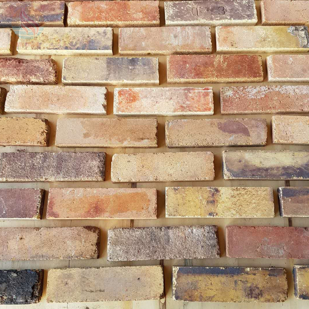 Antique Design Thin Brick Veneer Used  Fire Clay Brick for Building Wall