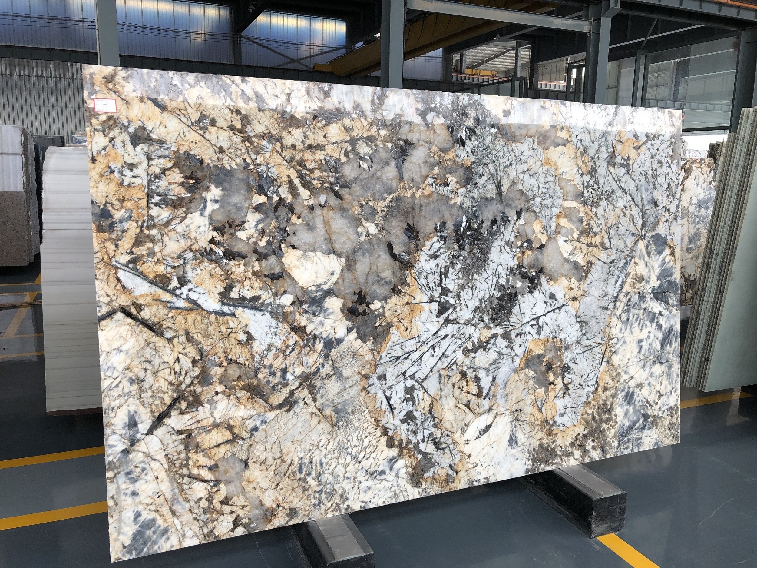 Natural Golden Butterfly Random Marble Slab Cut To Standard Sizes Sheets Full Wall Cladding Flooring Panel Covering Tiles