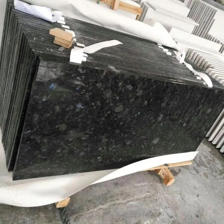 Factory Price  Labrador Blue Pearl Granite Norway  Blue Granite Stone Polished Slabs Tiles Countertop