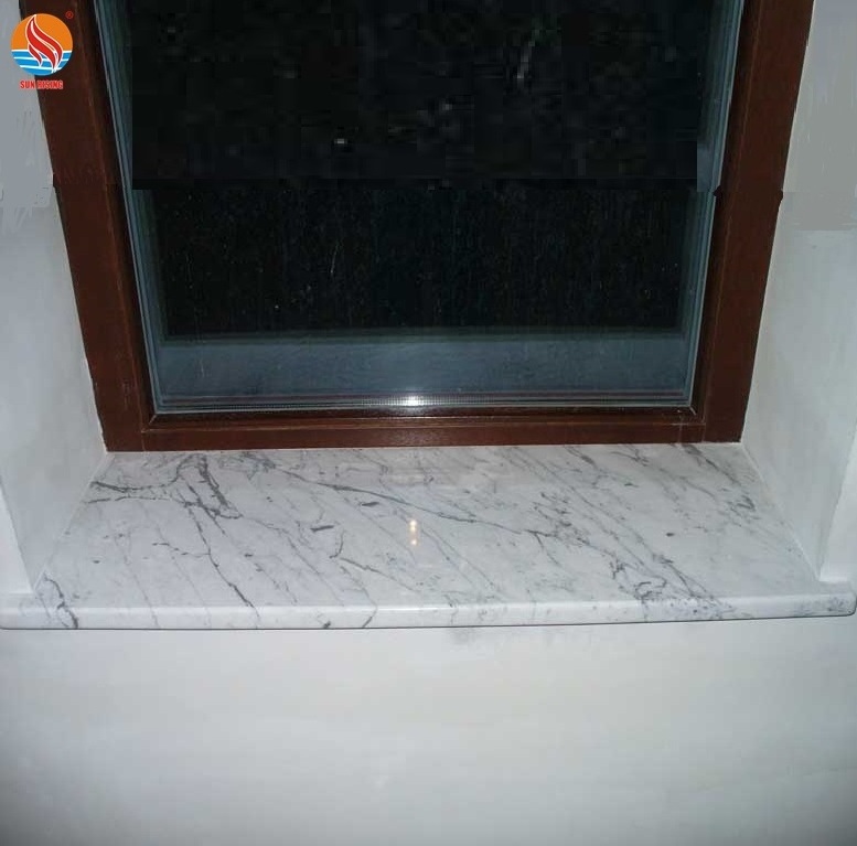 Natural Marble Window Sill Carrara White Stone Window Sill Marble