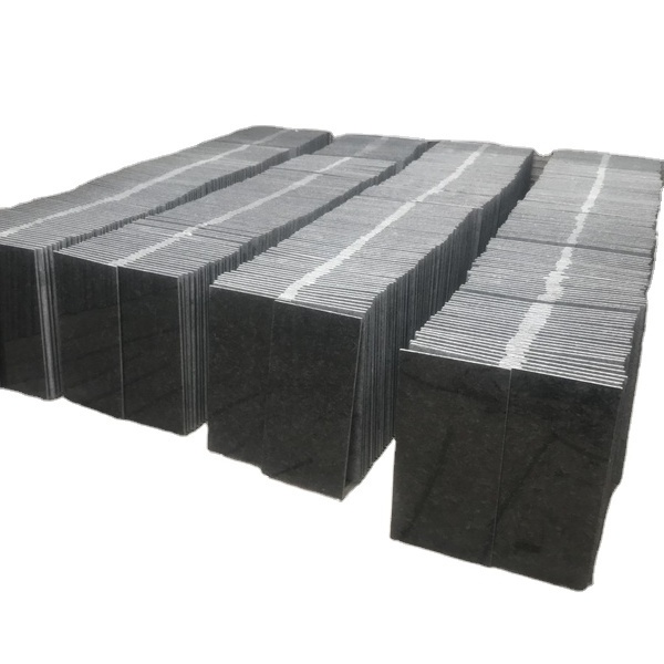 Sun Rising Natural Granite Angela Black Slab Tiles for Kitchen Countertop