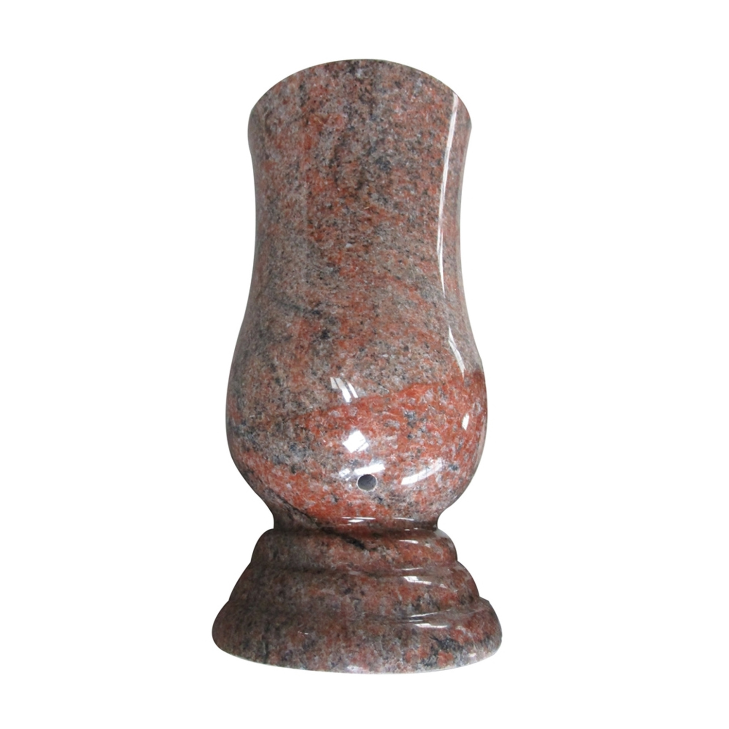 Customized Headstone Designs Multicolor Red Granite Cemetery Flower Vases For Tombstone