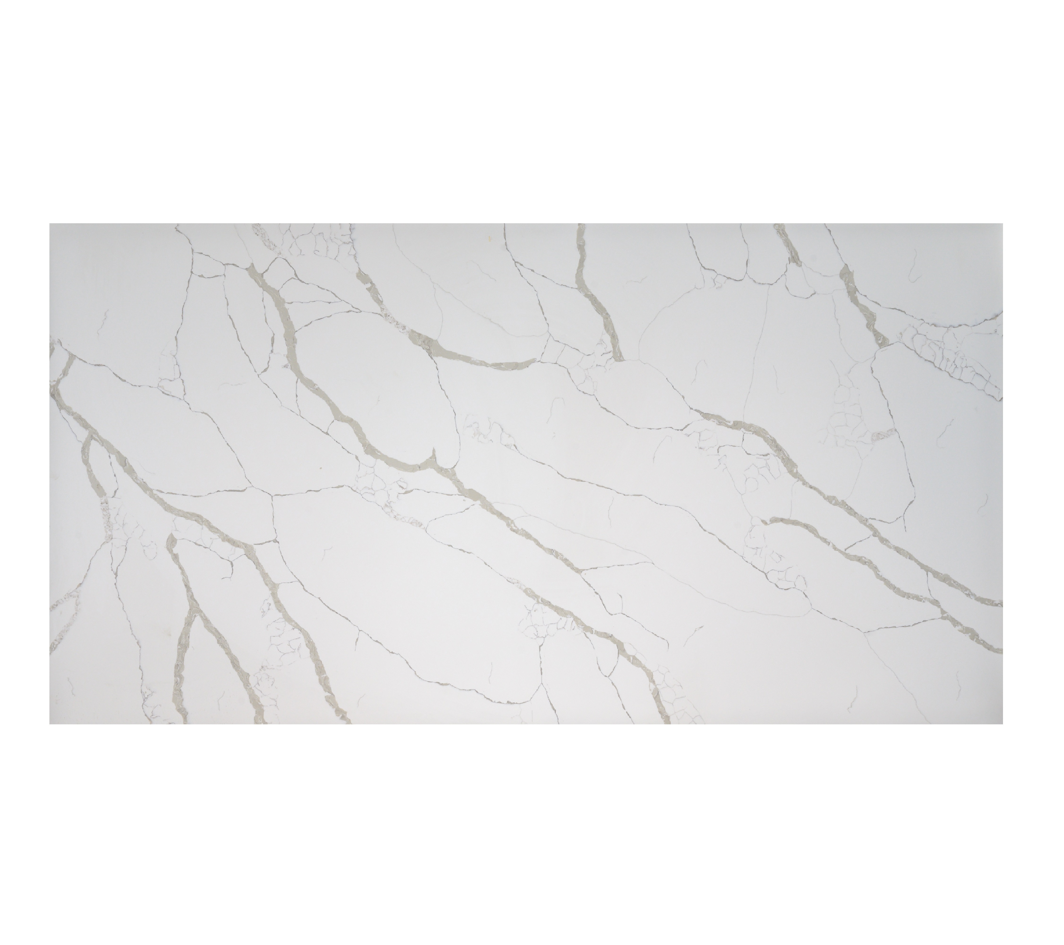 Sun Rising Artificial Calacatta Laza Slab Pattern Quartz Stone Gold Veins