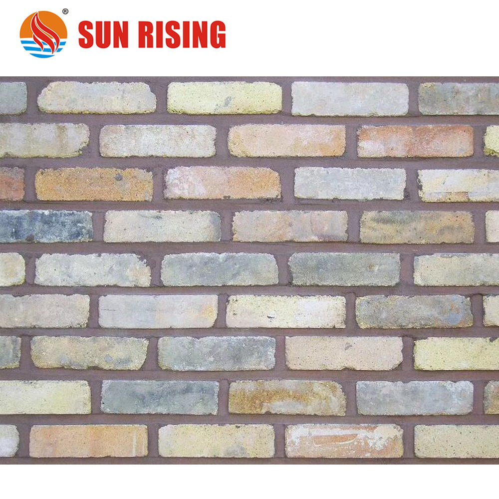 Antique Design Thin Brick Veneer Used  Fire Clay Brick for Building Wall