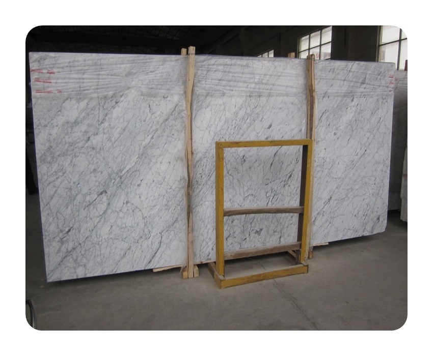 Bianco Carrara White Natural Stone Flooring Gioia Italian White Carrara Marble Tile Verona Carrara Marble Slabs