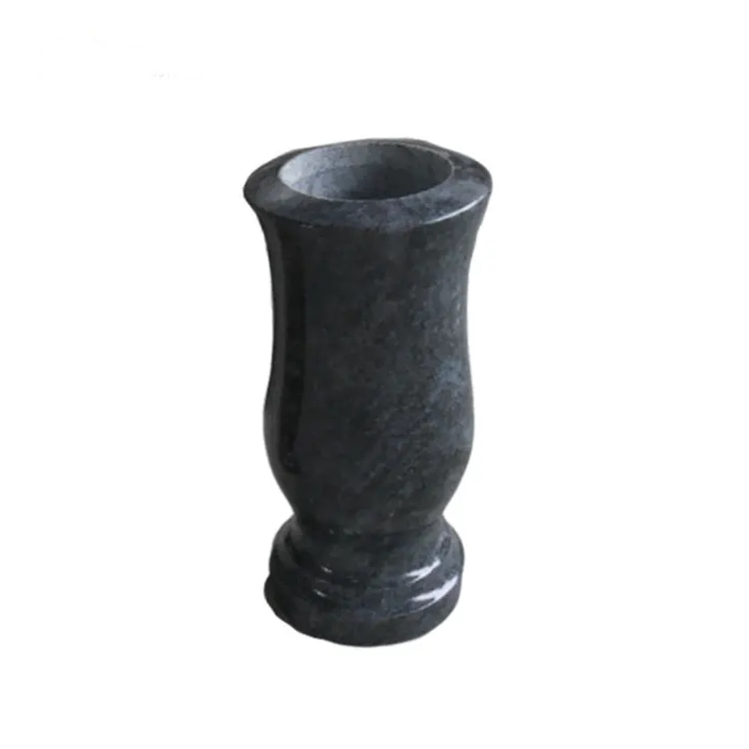 Factory Direct Small Bahama Blue Granite Cemetery Flower Vases For Gravestone Tombstone Design