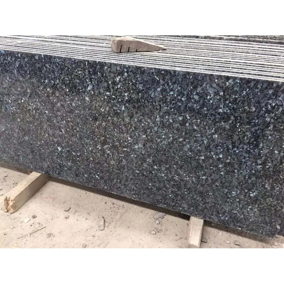 Factory Price  Labrador Blue Pearl Granite Norway  Blue Granite Stone Polished Slabs Tiles Countertop