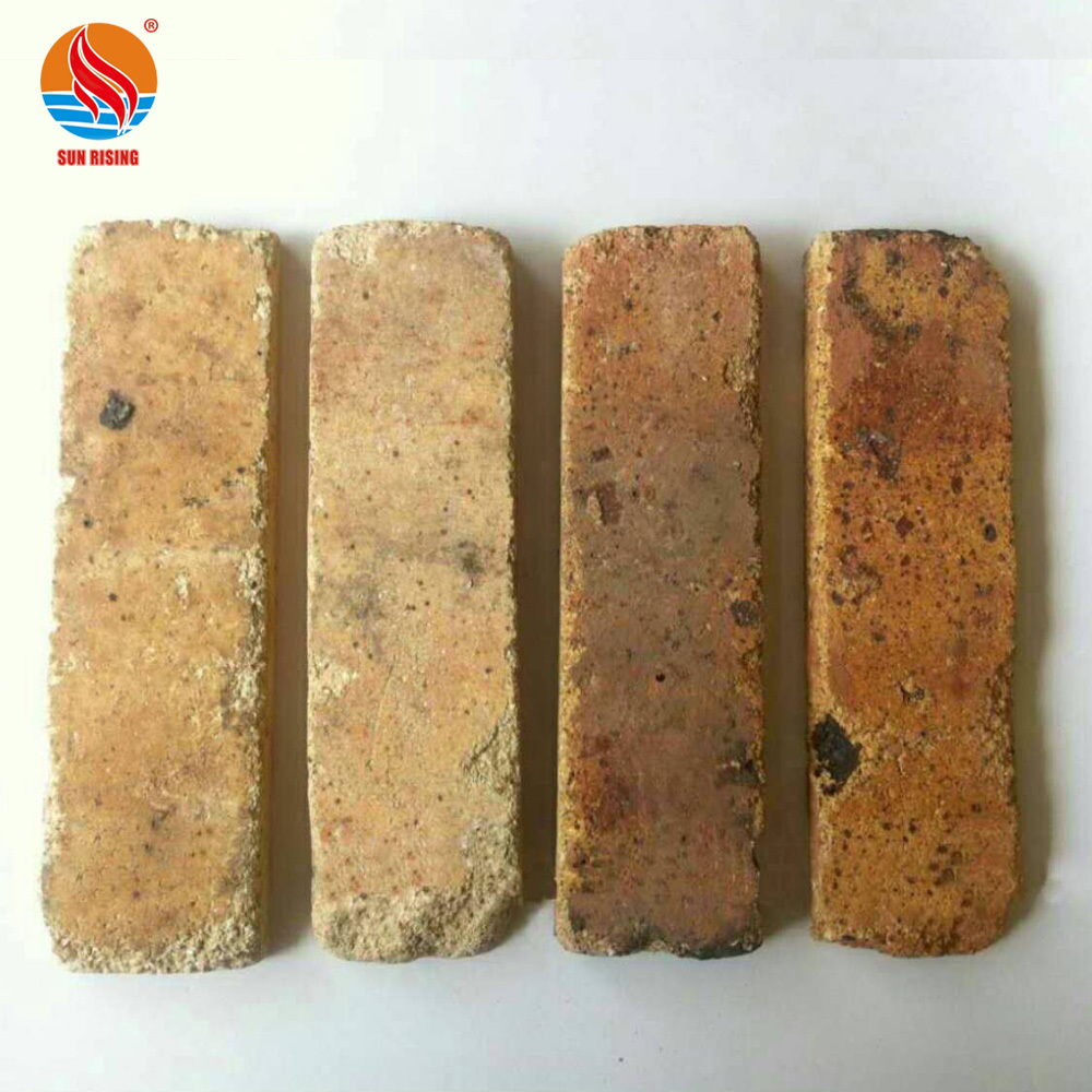 Antique Design Thin Brick Veneer Used  Fire Clay Brick for Building Wall