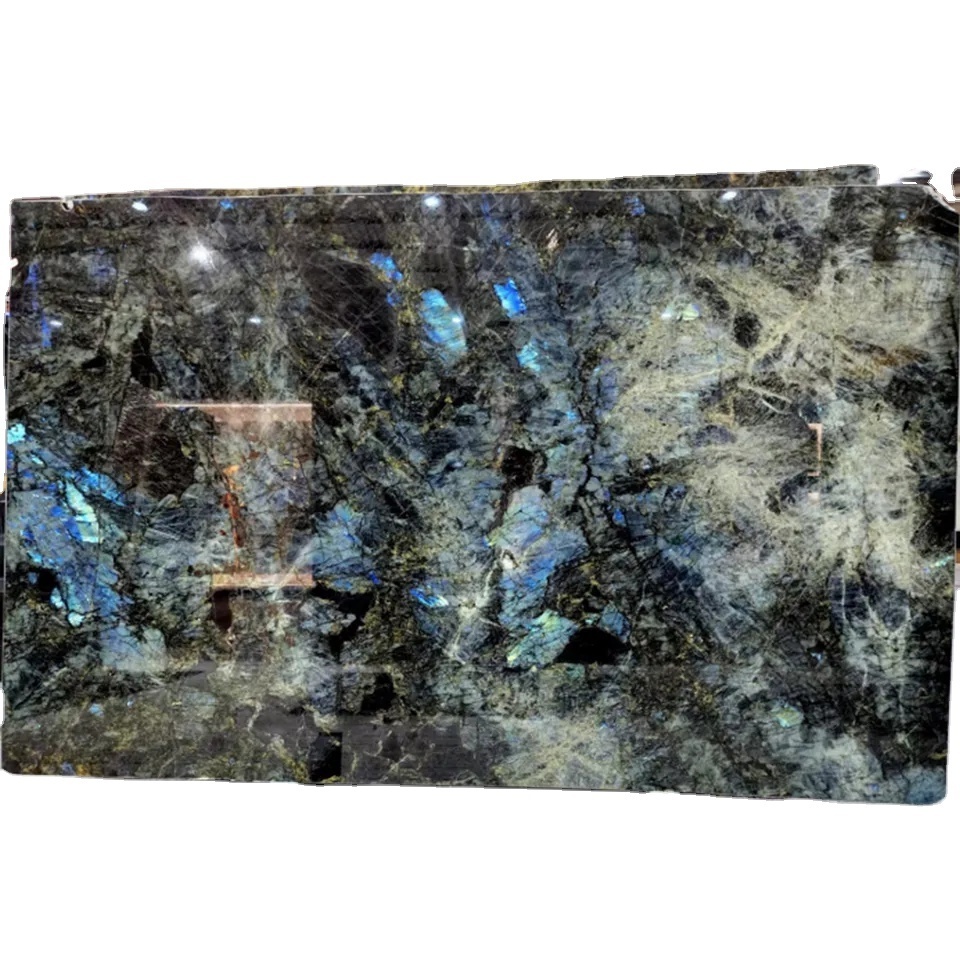 New Arrival Decorative Stone  Blue Emerald Granite Labradorite Blue Granite For Interior Wall Floor Slabs and Tiles