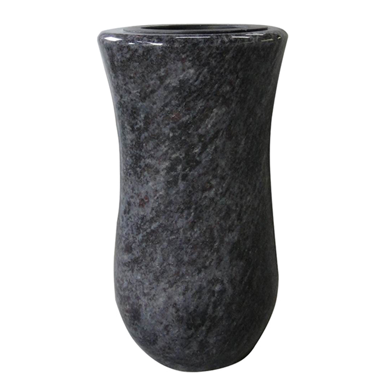 Factory Direct Small Bahama Blue Granite Cemetery Flower Vases For Gravestone Tombstone Design