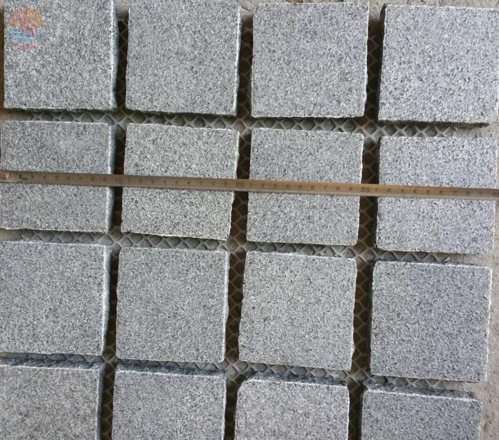 Natural Dark Grey Granite Floor Pattern G654 Grey Granite Paver For DriveWay