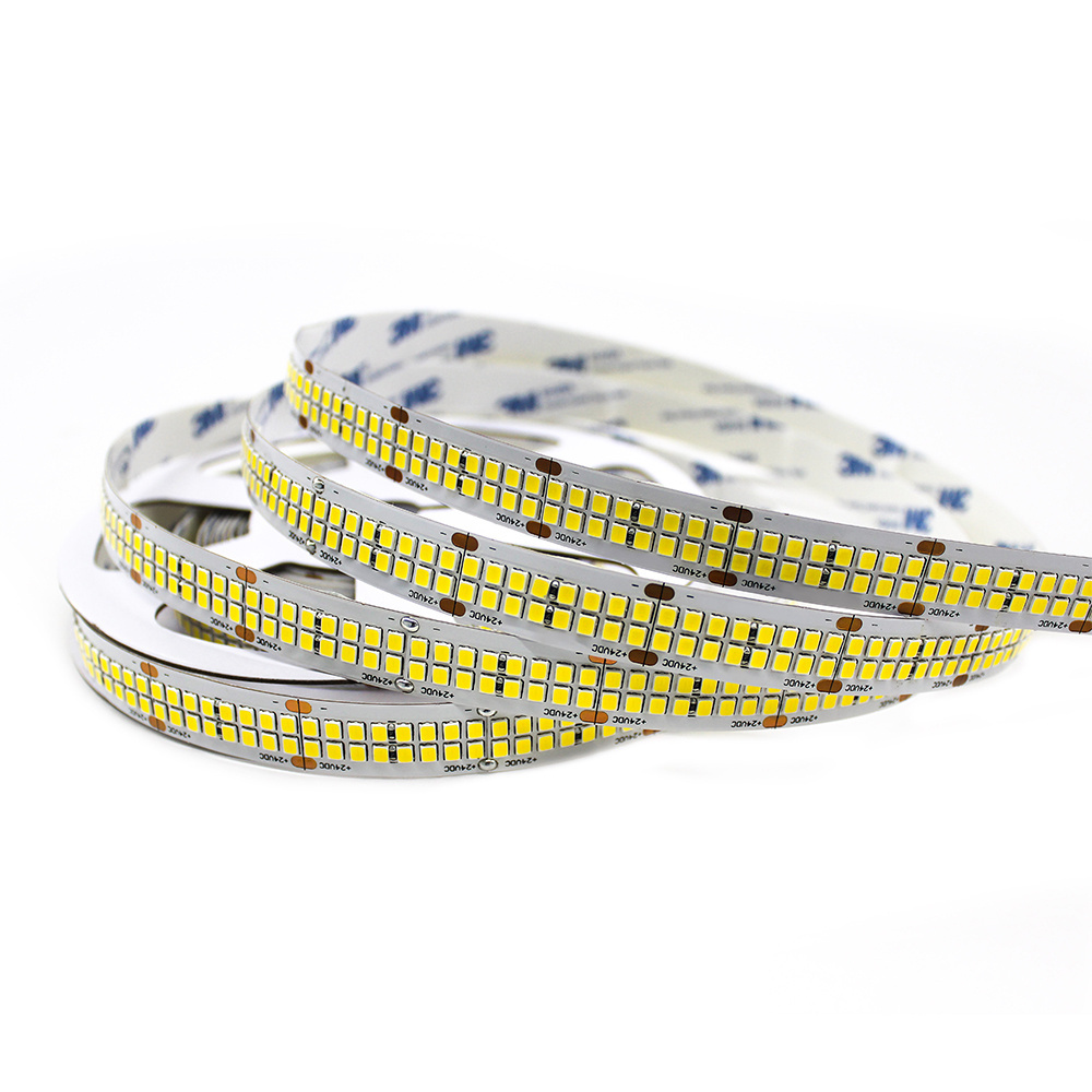 high power 40w 480led 24v 7000lm high density double row smd 2835 flexible led strip light