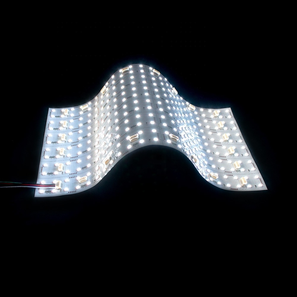 Low Voltage Lighting Flexible Led Panel Rgbw Clear Led Sheet Led Sheet Panel Light Flexible Led Light Sheet for Stone Decorating