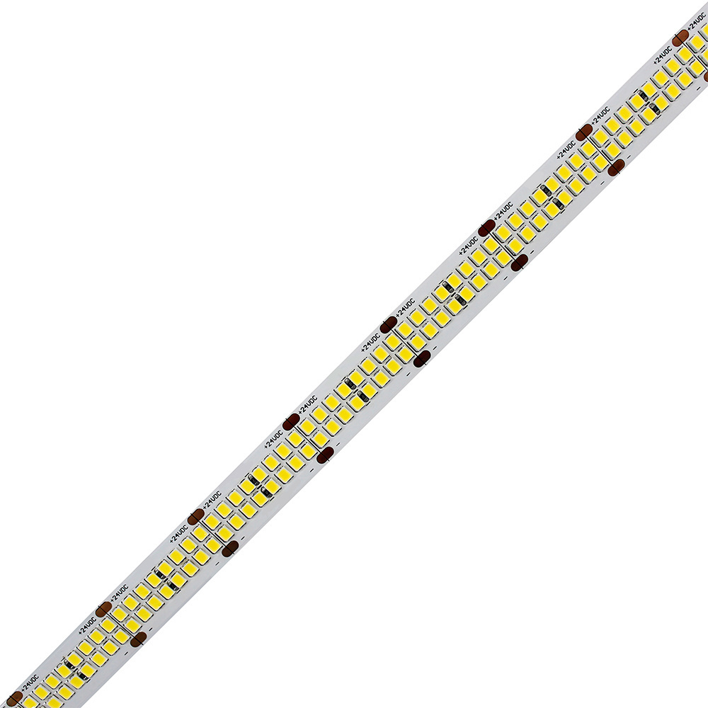 high power 40w 480led 24v 7000lm high density double row smd 2835 flexible led strip light