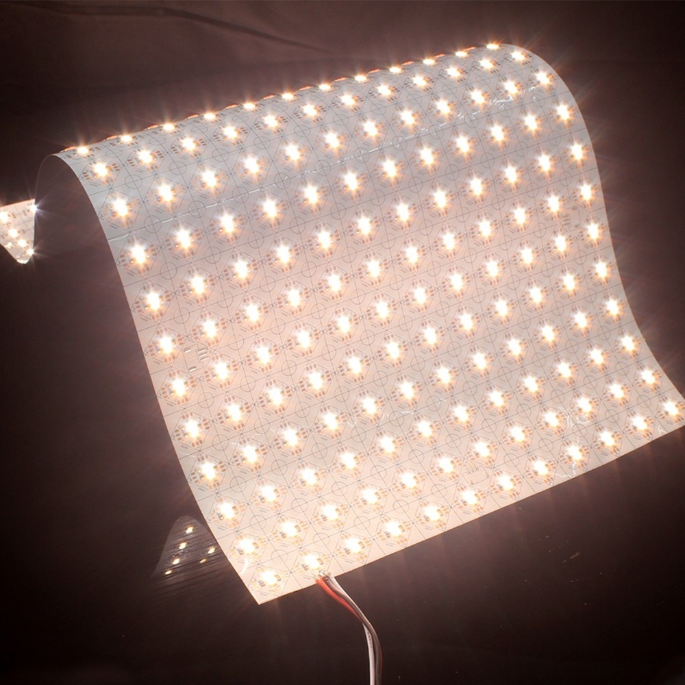 LED Factory Cuttable Paper Thin Flexibility Light DC 24V Luces Backlights Bendable Flex LED Sheet Panel