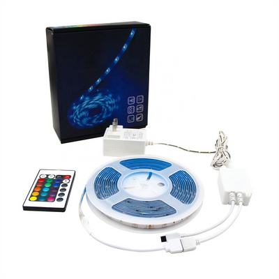 Waterproof IP 65 Remote Control Luces 12V Smart Tira 30 led/m RGB SMD 5050 Kit LED Strip Light