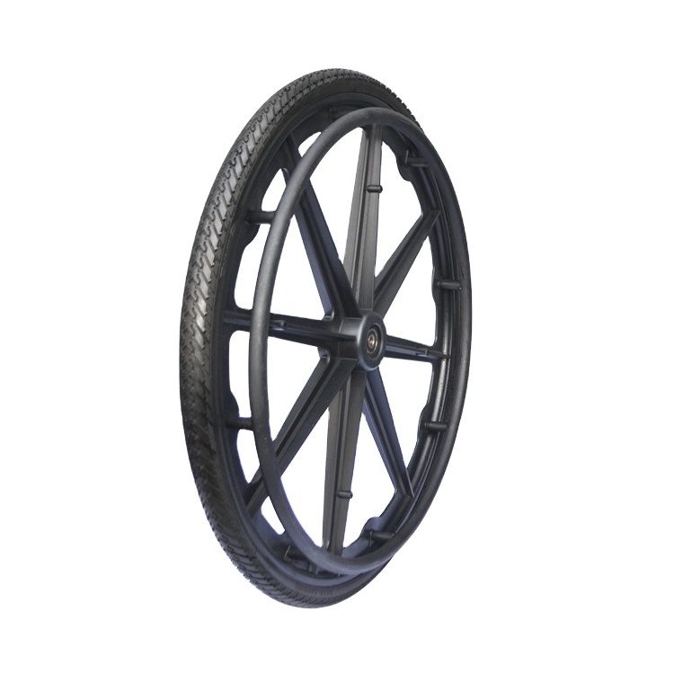 Risingsun Wear-resistant And Non-slip Fat Low Rolling Resistance Tire Solid Rubber Wheelchair Tires