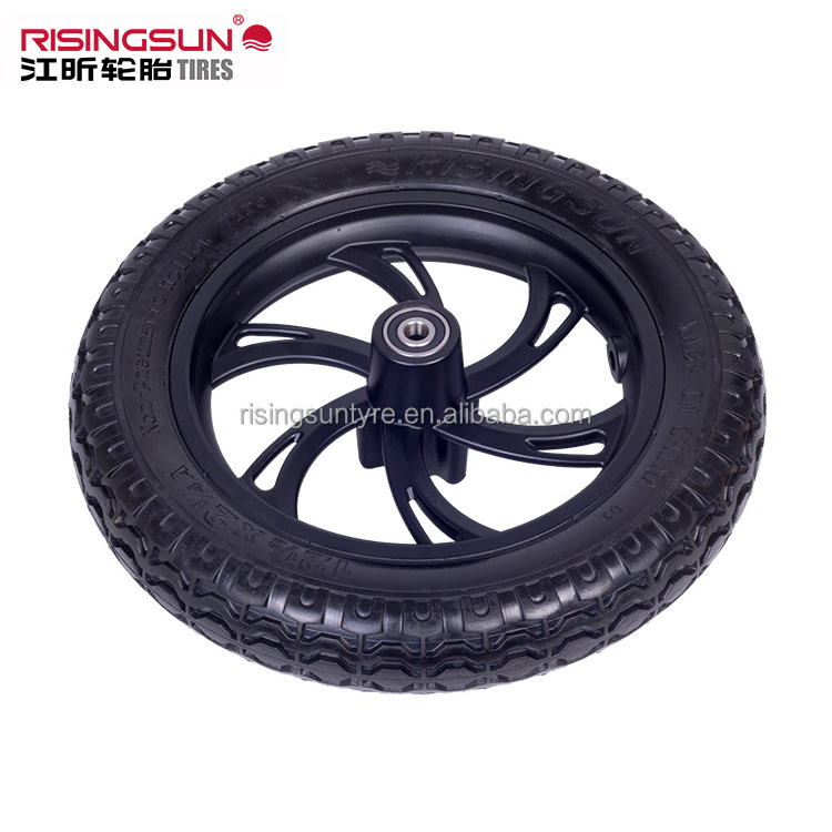 Risingsun12 1/2x2 1/4A Factory Custom Wholesale motorcycles / bike / balance / car / scooter free inflatable hollow rubber tires