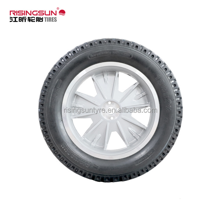 Risingsun12 1/2x2 1/4C Factory Custom Wholesale motorcycles / bike / balance / car / scooter free inflatable hollow rubber tires