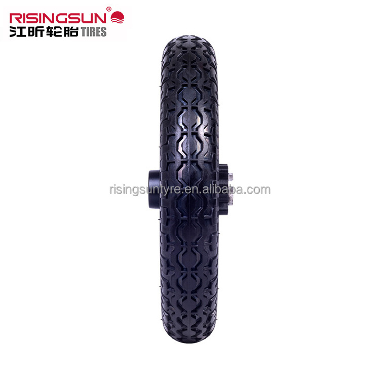 Risingsun12 1/2x2 1/4A Factory Custom Wholesale motorcycles / bike / balance / car / scooter free inflatable hollow rubber tires