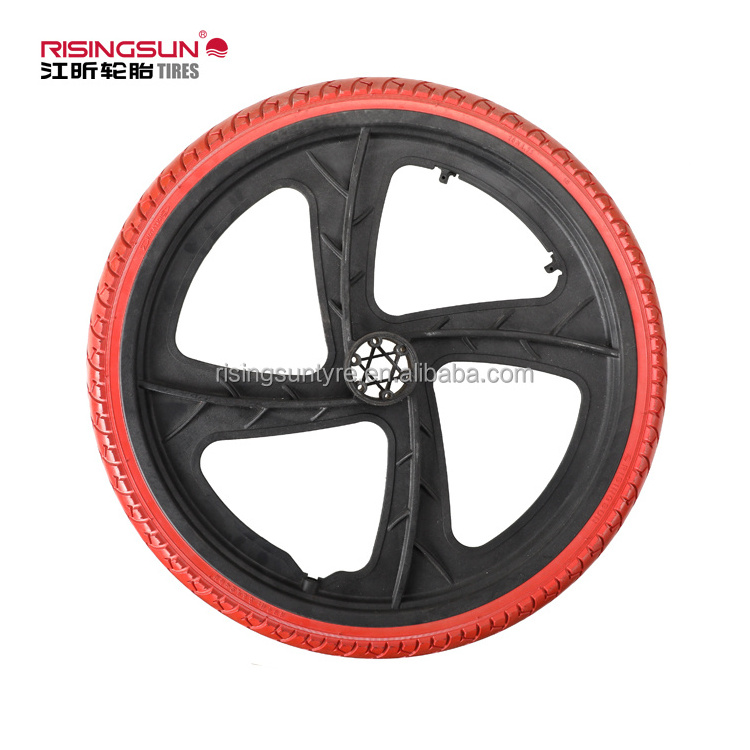 Risingsun 20x1.75 Factory Custom Wholesale motorcycles / bike / balance / car / scooter free inflatable hollow rubber tires