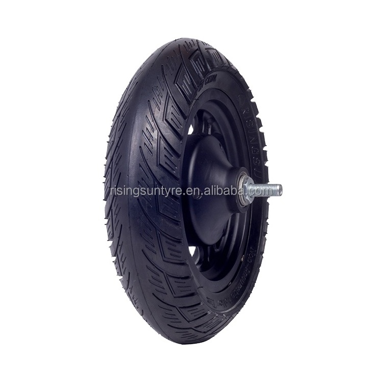 Risingsun 10X2.5A China tire manufacturer produces explosion-proof air-free hollow rubber tires