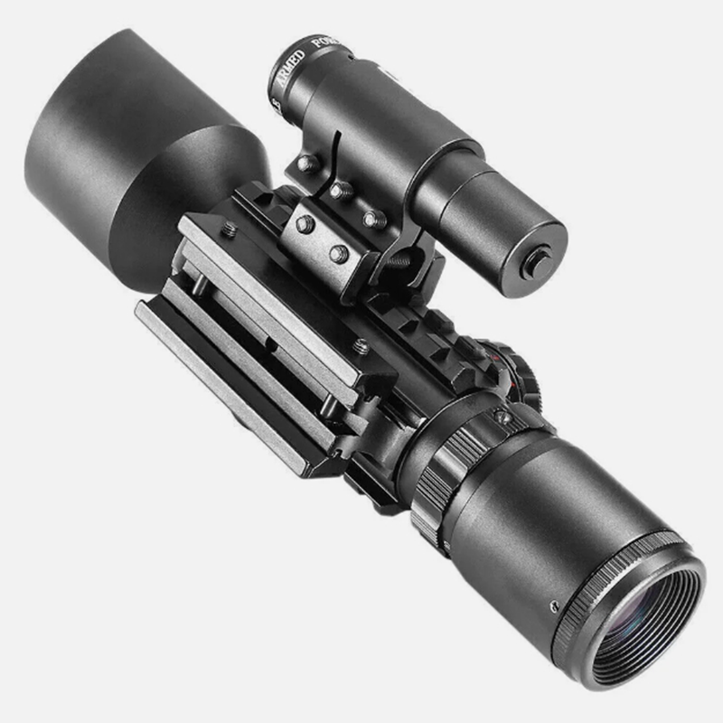 M9 Red Green Illumination Scope 3-10X40 EG Hunting Sight Scope With Red Dot Laser