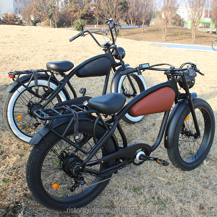 Hammer high power vintage electric bike 750W cafe racer electric bike fat tire 26''4.0 e bike 1000 watt for man