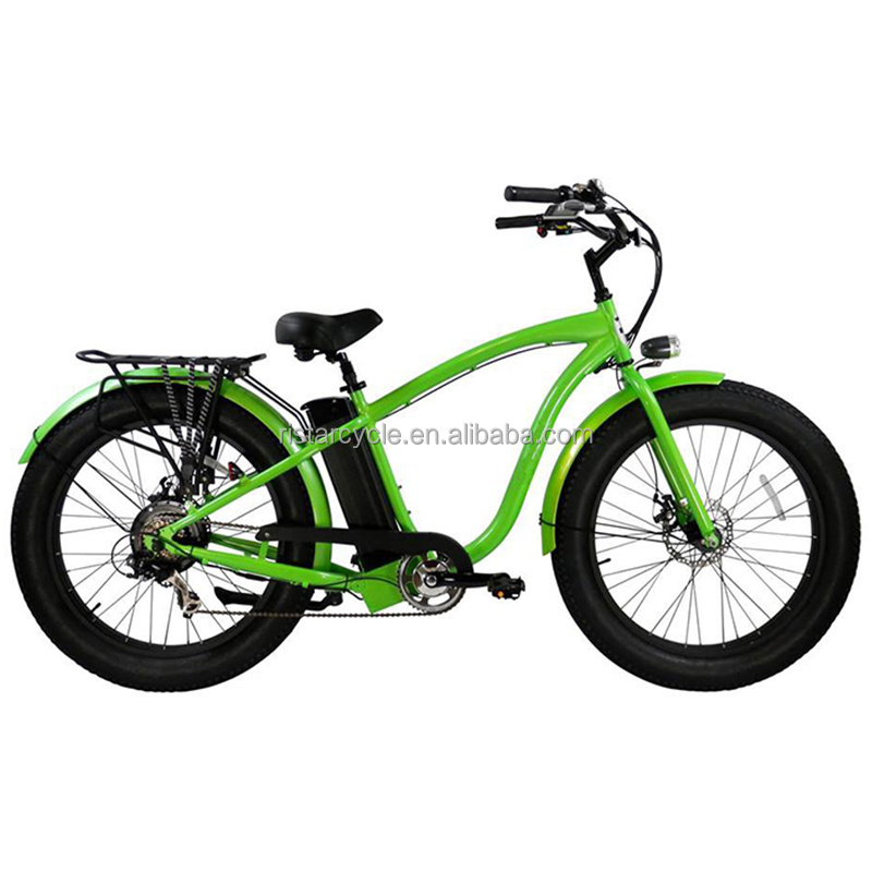 Aluminium Alloy 6061 fat tire 26 inch 500w women 7 speed Snow Bike