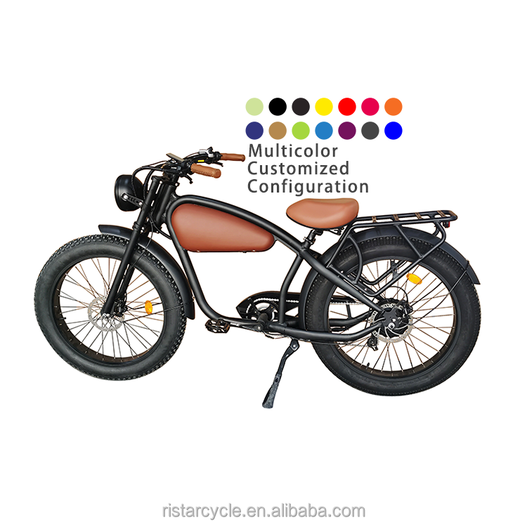 Ebike All Terrain Cruise E-Bike 1000W Electric Mountain Bike Offroad Fatbike 250W Beach Electric Bicycle Fat Tire Electric Bike