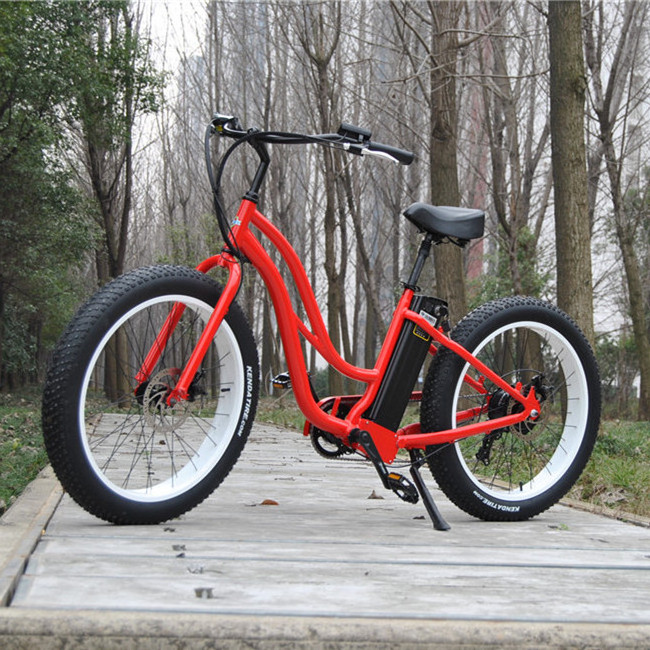 Fat Tire Electric Chopper Bicycle Electric Mountain Bike