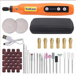 DIYMini Cordless Rotary Tool 5-Speed USB Charging Rotary Tool Kit with 55 Accessories  Multi-Purpose 3.7V Power Rotary Tool