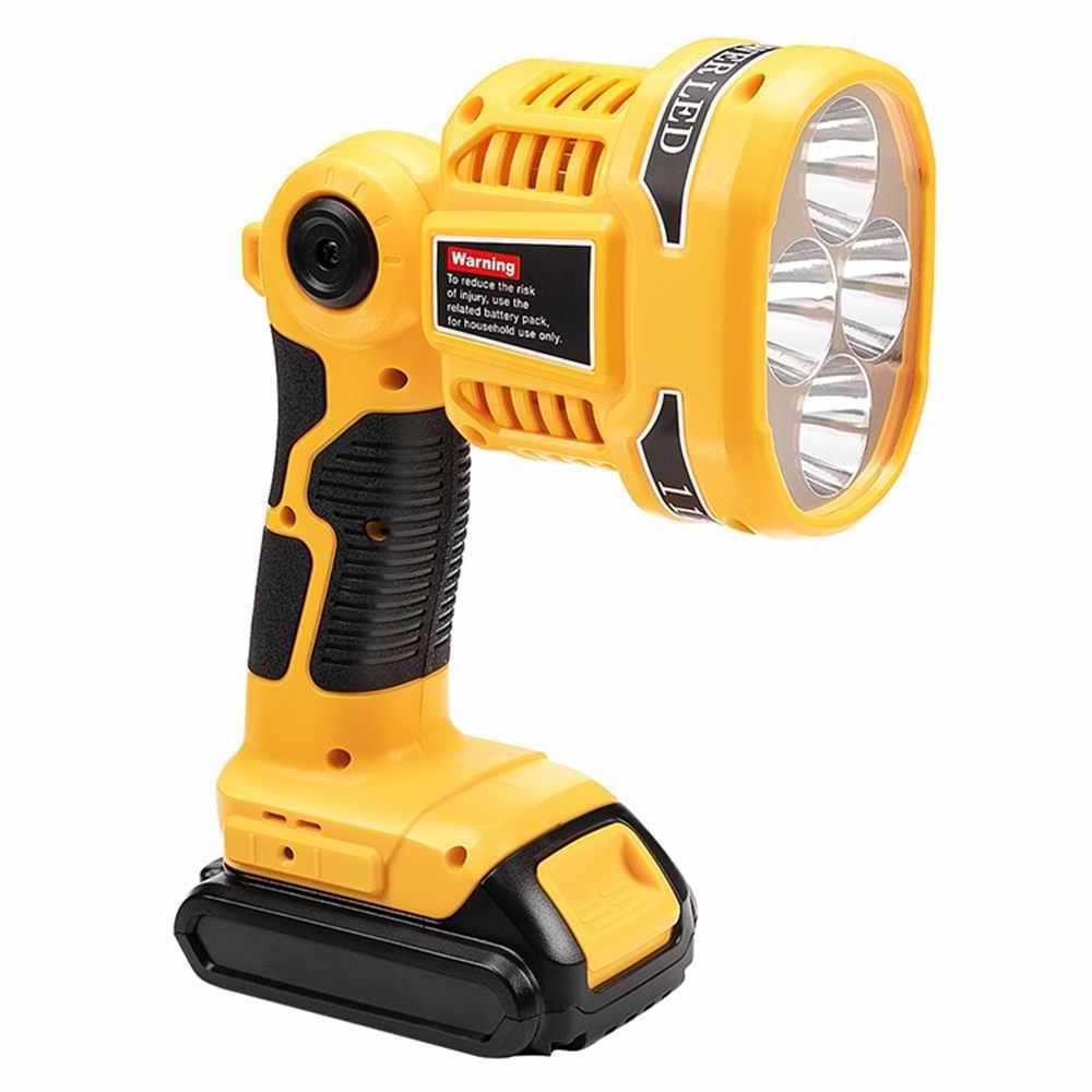 LED Lamp Flashlight Portable Work Light For Dewat(NO Battery,NO Charger)18V Lithium Battery USB Outdoor Tools