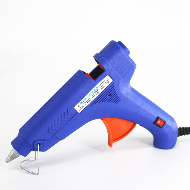 Professional High Temp 100W Hot Melt Glue Gun Hand Repair Tools Copper Nozzle Glue Sticks Heating Gun Child DIY Craft Model Tool