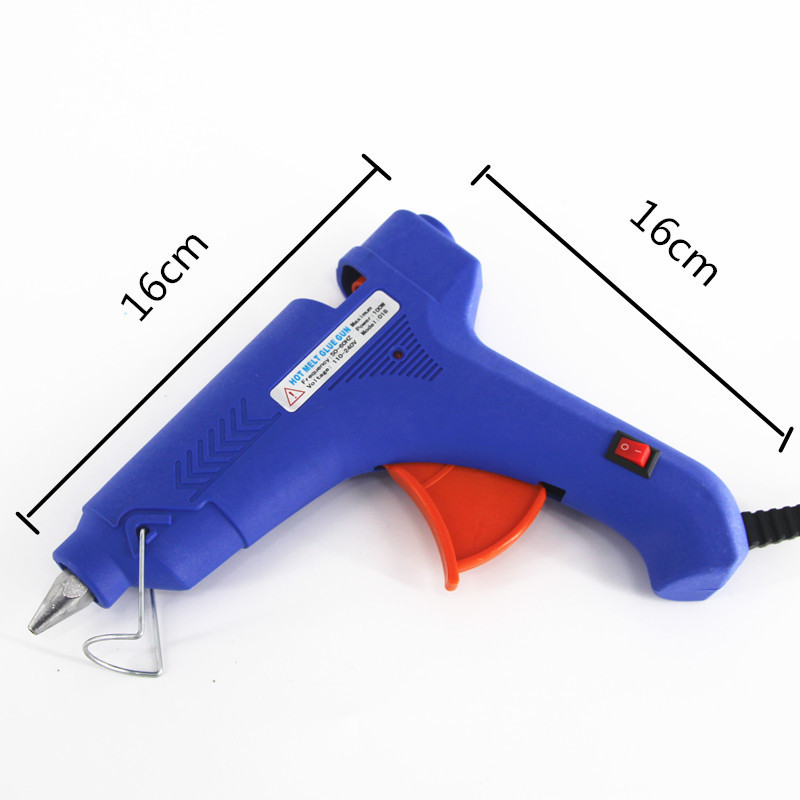 Professional High Temp 100W Hot Melt Glue Gun Hand Repair Tools Copper Nozzle Glue Sticks Heating Gun Child DIY Craft Model Tool