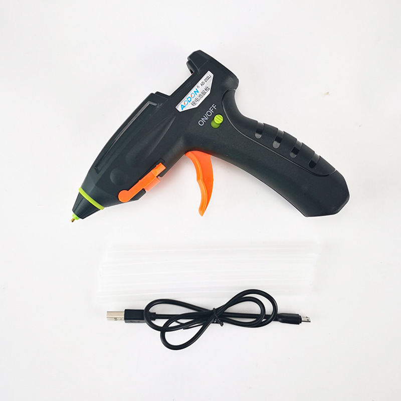 3.7v 2400mah usb charger cordless charging glue gun  hot glue gun Lithium electric  Mini small DIY tool Household tools