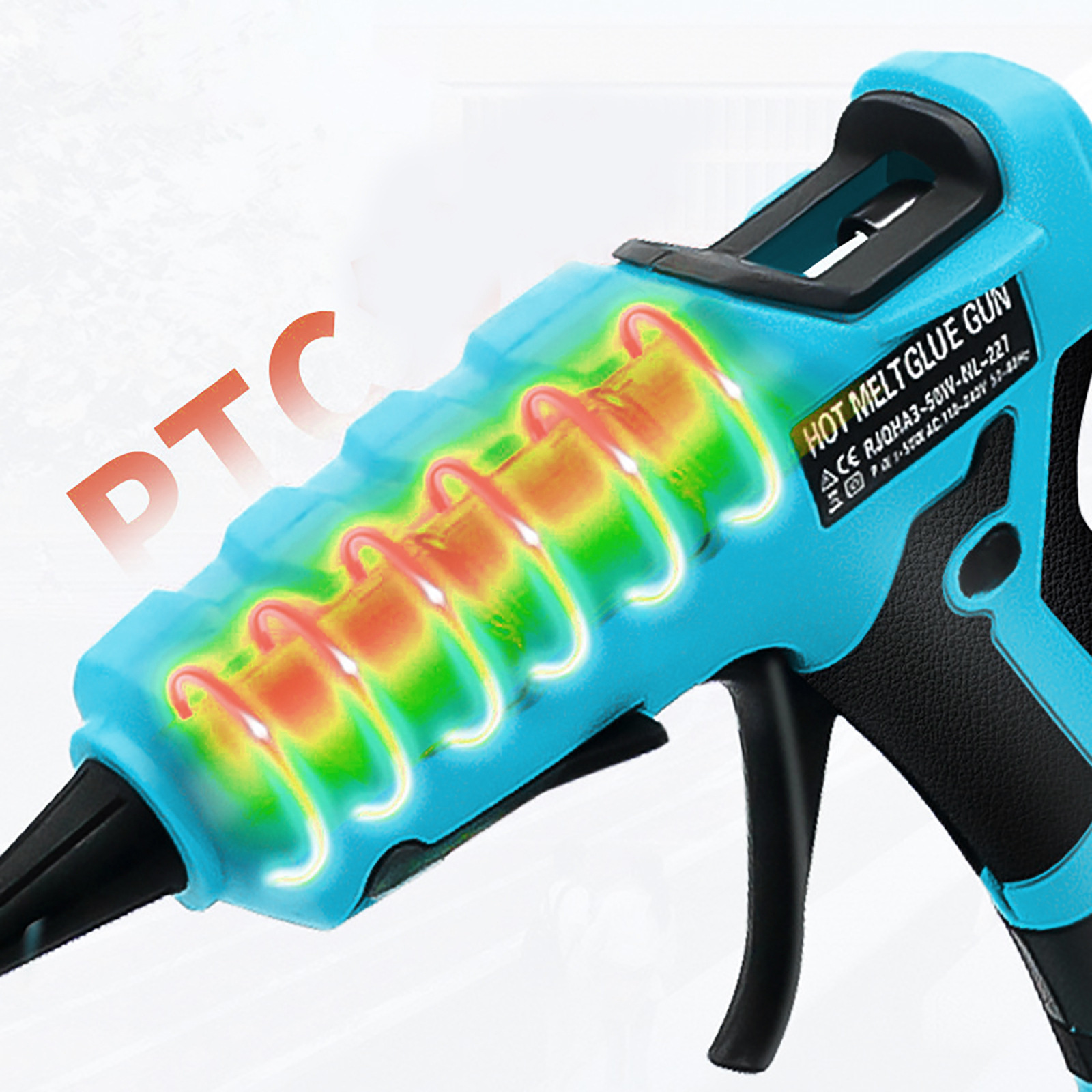 21v cordless  hot melting glue gun rechargeable hot melt glue gun makita battery Interface power tool DIY cordless tool