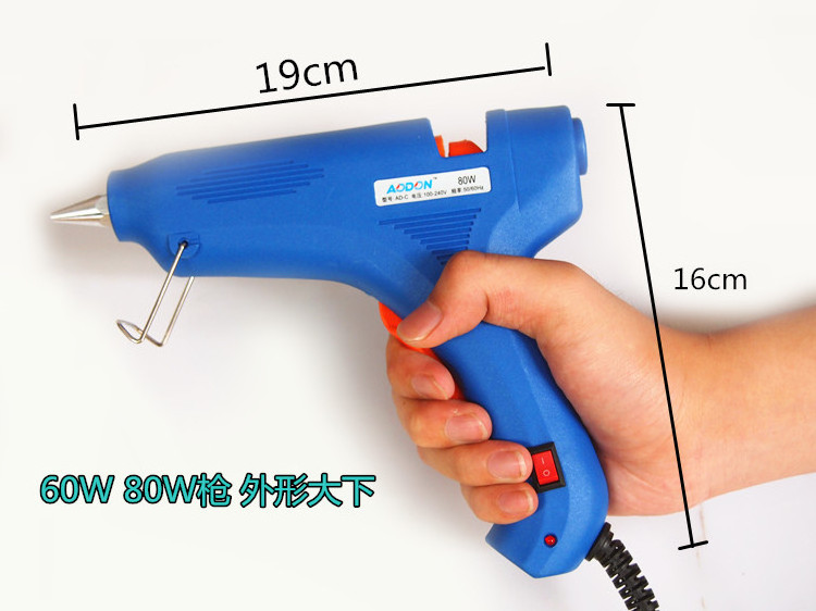 Professional High Temp Hot Melt 60W Glue Gun Hand Repair Tools Copper Nozzle Glue Sticks Heating Gun Child DIY Craft Model Tool