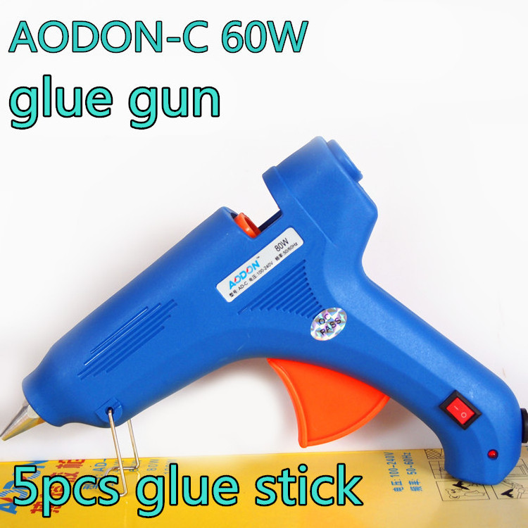 Professional High Temp Hot Melt 60W Glue Gun Hand Repair Tools Copper Nozzle Glue Sticks Heating Gun Child DIY Craft Model Tool