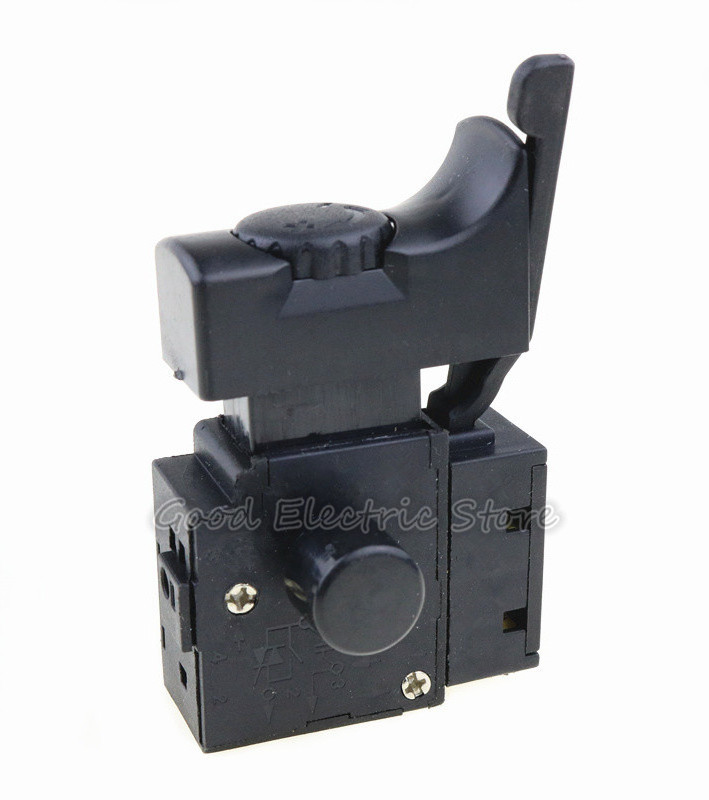 chainsaw FA2-6/1BEK Black 6A 250V 5E4 Lock on Power Tool Electric Drill Speed Control Button Switch old style